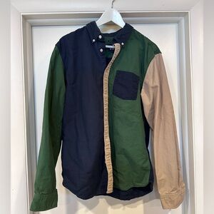 Men’s Gap Color Block Shirt Size Large